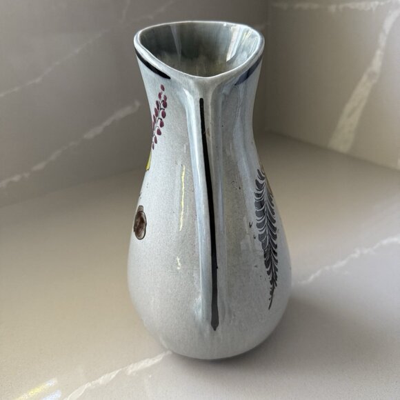 Vintage Tonala Mexican Folk Art Pottery Pitcher Jug Decorative Jalisco Signed - Picture 4 of 10